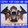 Karosseri för Yamaha YZF R 1 YZF 1000 YZF1000 YZFR1 98 99 ram 235HM.8 YZF-1000 YZF-R1 98 99 Body YZF R1 1998 1999 Vin Röd Hot Sale Fairing