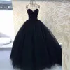 2020 Röd svart söt 16 klänningar Billiga Quinceanera klänningar Vestidos de Debutante Prom Party Gown QC1106