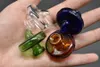 Färgad UFO Quartz Banger Bubble Carb Cap Hat Style Dome För Quartz Thermal P Banger Nails Dabber Glass Bongs DAB Oil Rigs