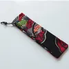 Japanese Style Portable Tableware Storage Bag Canvas Drawstring Travel Carrying Case For Straw Cutlery Spoon QW8350