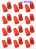 [Vida Saudável] MOONBIFFY 10000 pcs Tampões de Ouvido de Espuma Vermelha Macia Cônicos Tampões de Prevenção