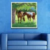 Forest Horse Drawing 5D Diamond Painting Beauty Full Square Drill Needlework Embroidery CrossStitch Mosaic Patterns Rhinestone1242288