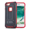 Full Protect Case för iPhone 8 Plus Case Dual Layer Hybrid Silicone Hard Plastic Anti Knock Cover för iPhone X