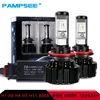 Pampsee T6ターボLEDヘッドライトH7 H4 LEDヘッドライト電球ターボデコーダーH1 9005 9006 HI / LOビームCSPチップ12V 30W 6000K