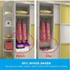 Горячие продажи премиум Джамбо Вакуумные мешки для хранения с двойной Zip уплотнение пространства Saver сумки для 80% больше хранения 6 шт одежды шкаф для хранения