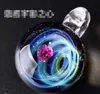 Boule de verre étoile pendentifs en verre cosmique, collier créatif de rêve japonais, cadeaux d'anniversaire