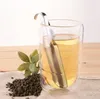 Rostfritt stål Tea Infuser Creative Pipe Design Metal Tea Silter för Mugg Fancy Filter för Puer Tea Herb Teas Tools Tillbehör