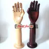 Geen verzendkosten!! Sieraden Display Gelede Houten Handen Mannequin Flexibele gewrichten Handmodellen Vrouwelijke Mannequin Houten Hand