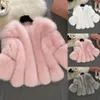 Lüks Kadınlar Faux Kürk 2018 Kış Kalın Sıcak Kıllı Ceket Dış Giyim Kadın Sahte Kürk Kabarık Palto Palto Manteau Femme