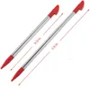 Retractable Metal Stylus Touch Screen Pen For 3DS LL XL 3DSLL 3DSXL Console DHL FEDEX EMS FREE SHIPPING