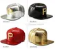 Unisex stil p gyllene pu lear snapback baseball caps diamant krokodil korn män kvinnor dj rap sport hip hop hats3976585 justerbar pappa su