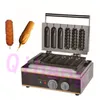 Voedselverwerking commerciële maïs hond wafel stick maker / maïs hond lolly wafel stick maken machine