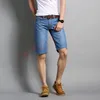 2018 Nya ankomst män korta jeans nya sommar manlig solid färg bomullshål denim shorts casual knä längd jeans shorts jyt-2000