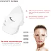 LED Light PDT Photon Therapy Skin Care Rejuvenation Facial Mask Massage SPA Wrinkle Removal 7 Colors