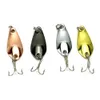 Hengjia fiskesked lockbete 3,5cm 3,7g 8#krokar spinner hårt bete/skedar/ metall Fiskedrag flugfiske 20st (SP017)