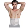 Homens emagrecimento cinto quente shaper shaper suor fino espartilho cintura estilo emagrecimento cintura cintura cinta de modelagem