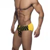 Hommes maillots de bain Sexy slips de bain hommes surf taille basse maillots de bain chaîne Shorts boxeurs Patchwork couleur vente chaude