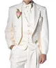 Solovesress Slim Fit Erkekler Takım Elbise Modern 3 Parça Custom Made Damat Smokin Ceket Tux Yelek Pantolon Set Düğün Takımları