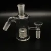 Askfångare av glas 14 mm 18 mm 4,5 tum Mini Glas Bong Askfångare Tjock Pyrex Klar Bubbler Askfångare med gratis glasskål