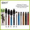 Originele ECT 650 MAH Variabele Voltage Voorverwarming Batterij Bodem Twist E Sigaret Voorverwarmen Batterij 510 Draad voor dikke olie Vape-cartridges