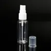 20pcs /ロットクリアの空の化粧品のスプレーボトル化粧顔ローションアトマイザー30mlのサンプルボトル香水化粧品の詰め替え噴霧器