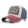 High Quality Washed Cotton Damage Baseball Cap Motor Snapback Hat Hip Hop Dad Hats For Men Women Grinding Multicolor Bone259t