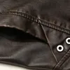 Großhandels-WEINIANUO Brandneues Design Motorradjacken Männer Jaqueta De Couro Herren Lederjacke Chaqueta Hombre Cuero Herrenmäntel 176