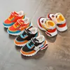 Barn baby skor nyaste höst mode barn sneakers netto tyg tyg färgglada patchwork runng sport skor nyfödda baby fritid skor