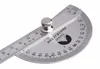 0180 Degree Angle Ruler Stainless Steel Round Head Rotary Protractor 145mm Adjustable Angle Finder Measure Tools4801140