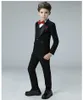 Knappe One Button Sjaal Revers Kid Complete Designer Knappe Jongen Trouwpak Jongens Kledij Op maat gemaakt (Jas + Broek + Tie + Vest) A05