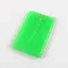 Newest 20ml Plastic Credit Card Shape Pocket Size Flat Spray Bottle for Perfume Women Cosmetic Disposable Atomizer Cap Pot