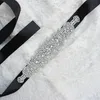 2019 Ny lyx Rhinestone Crystals Bälte Bröllopsklänning Tillbehör Bälte 100% Handgjorda Bästsäljande Bridal Sashes För Prom Party 10 Färger