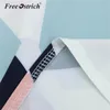 Free Ostrich 2018 Damen-Bluse, geometrisches Muster, V-Ausschnitt, volle Ärmel, lässig, Damen, elegantes Hemd, Blusas