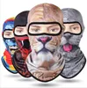 Nueva máscara facial de animal 3D con orejas Gorra para deportes al aire libre Bicicleta Ciclismo Pesca Motocicleta Máscaras Esquí Pasamontañas Sombreros de Halloween