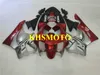 Kit de carénage de moto personnalisé pour Honda CBR900RR 919 98 99 CBR 900RR CBR900 1998 1999 Ensemble de carénages ABS rouge argent + cadeaux HS12