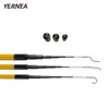 Yernea Carbon Rod Fishing Carbon Teleskopowy Wędka Wędka Ultra Light Carp Stream Stream Ręczny Pole Feeder 2.4m-7,2 mln biegów