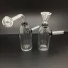 Mini Glass Blunt Bubbler Rör Glas Downsystem Glas Tobak Vatten Bong Travel Smoking Oil Rig Hookah