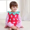 Heißes Halloween-Baby-Kostüm, Kürbis-Erdbeer-Biene, Kleidungsset, 3-teilig, Hut + Strampler + Body, Kleinkind-Jungen-Mädchen-Kleidung