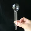 Cachimbo de vidro transparente Super Bubble Bongs Atacado Cachimbos de queimador de óleo Cachimbos de água Cachimbo de vidro Plataformas de petróleo Fumar