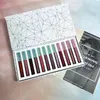 I lager Ny Makeup Kourt Lipstick Liquid Matte Läppstift Läppglans 12st / Box DHL Gratis frakt