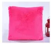 Wholesale- 12 Colors Plush Pillowcase Cushion Home Pillow Case Cover Retro Simple Throw Supplies 43x43cm Hot