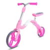 Söt Barn Bike Aest B02 Mini Kick Scooter Balanscykel För Barn Ålder 3 - 5 Rosa Färg