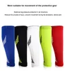 2018 1PCSバスケットボールフットボールレッグスリーブカーフ圧縮ランニングサイクリングシンガードUVProtector Soccer Fitness Calcetines3009448