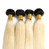 1B613 Blonde Hair Brazilian Straight Hair Weave Bundles 100 ombre blonde Human Hair Bundles 1224inch2905999