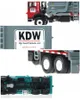 KDW Diecast Alloy Sanation Vehicle Model Toy Garbage Truck 124 Escala Ornamento de Natal Garoto de Aniversário Garote Coleção69841882