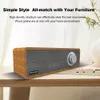 Smalody SL-50 Wireless Bluetooth Speaker 8W Portable Wooden Soundbar Strong Bass Sound Box Music Subwoofer For Tablet Laptop PC