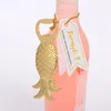 Ananas bierflesopener gouden legering bruiloft giveaways creatieve kleine cadeau voor gastentafel decor groothandel