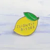 Miss Zoe Citroen emaille pins LICHT BITTER Broches Cadeau voor Kinderen vrienden Fruit pictogrammen Pin Badge Knop Revers voor Kleding ca