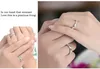 Nuovi anelli di coppia in argento sterling 925 per donna uomo Anelli di fidanzamento per matrimonio Fascia nuovo anello gioielli N213386204
