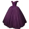 2020 New Ball Gown Quinceanera 드레스 15 년 패션 V- 넥 얇은 명주 그물 바닥 길이 파티 가운 멍청이 드 16 anos QC1258275H